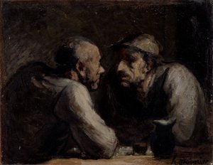 Dva pijáci od Honoré Daumier