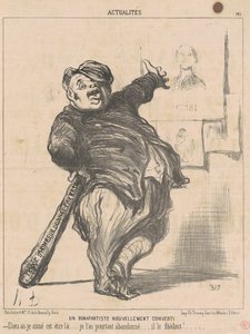 Nově obrácený Bonapartista od Honoré Daumier