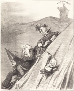 Nebezpečná cesta od Honoré Daumier