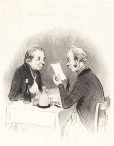 Chutná večeře od Honoré Daumier