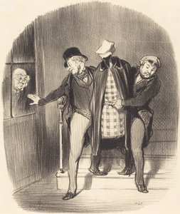 Stealth Move od Honoré Daumier
