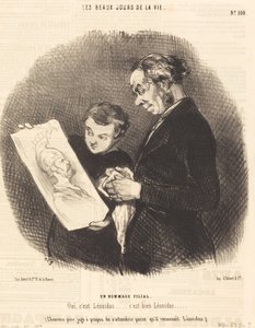 Synovská pocta od Honoré Daumier