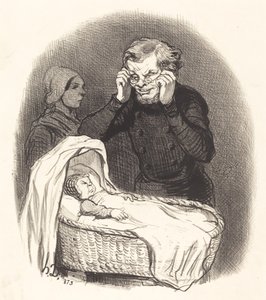 Šťastný otec od Honoré Daumier