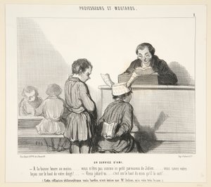 Služba od Honoré Daumier