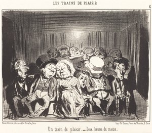 Vlak potěšení od Honoré Daumier