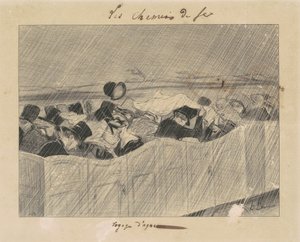 Výlet z Paříže do Orléans od Honoré Daumier