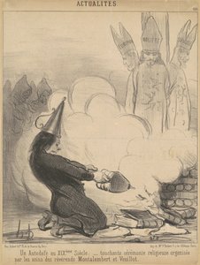 Kniha pálení v 19. století od Honoré Daumier