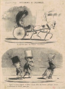 Kabriolet s nešťastnou podobností... od Honoré Daumier
