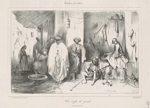 Strážnice namalovaná Decampsem od Honoré Daumier