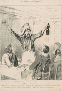 Poslední přípitek od Honoré Daumier