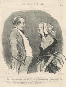 Závazek umělce od Honoré Daumier