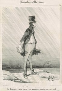 Bezdomovec... od Honoré Daumier