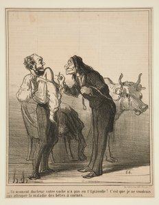Okamžik, doktore, vaše kráva č od Honoré Daumier