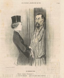 schůzka od Honoré Daumier