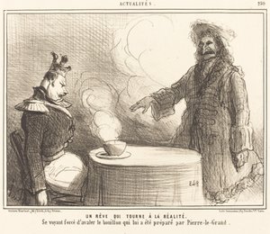 Sen, který se promění ve skutečnost od Honoré Daumier