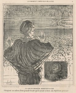 První večer s představením od Honoré Daumier