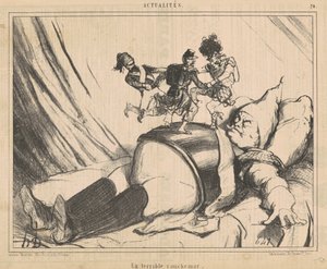 Strašná noční můra od Honoré Daumier