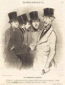 Reparation of Honor od Honoré Daumier