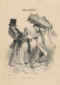 Touha po tlusté ženě od Honoré Daumier