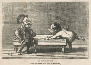 Deštivý den od Honoré Daumier