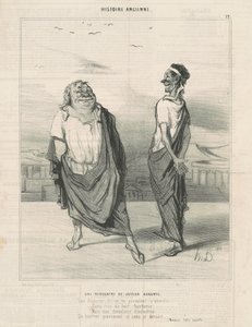 Setkání jouyeuzových předpovědí od Honoré Daumier