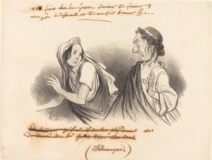 Jdi... obdivuj svou zuřivost... od Honoré Daumier