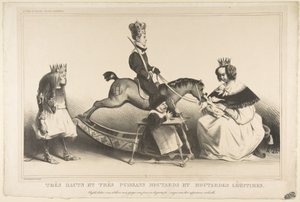 Very Haughty and Very Mighty Legitimist Brats, únor 1834. od Honoré Daumier