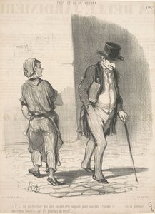 Tady je jedinec, který si musí dělat starosti... od Honoré Daumier
