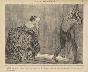 Je tu malá žena, která není líná... od Honoré Daumier