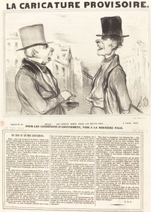 Voila!... slavná doba pro hrášek... od Honoré Daumier