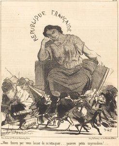 Nakonec tě omrzí útočit na mě... od Honoré Daumier