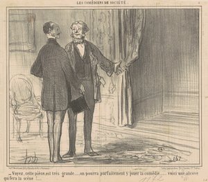 Vidíte, tato místnost je velmi velká... od Honoré Daumier