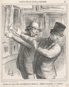 Pojďme se podívat... alespoň obdivovat tohoto Courbeta! ... od Honoré Daumier