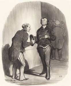 Pohled do ministerské předsíně... od Honoré Daumier