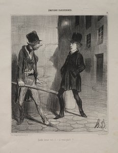 Kolik je hodin, prosím? od Honoré Daumier