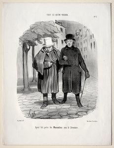 Co chcete, deska 7: Po převzetí role dandies v Adresáři od Honoré Daumier