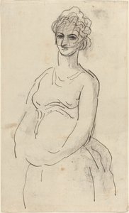 Žena se závojem od Honoré Daumier