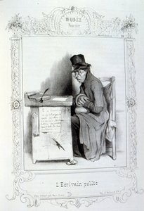 ilustrace o myšlenkách a legendách Philipon pod názvem Les Cent a Robert Macaire od Honoré Daumier