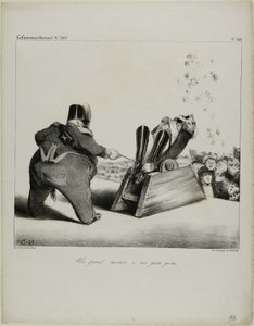 Velký minomet s krátkým dostřelem, deska 488 od Honoré Victorin Daumier