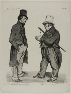 Investor španělských kortešských dluhopisů. Investor španělských státních dluhopisů, deska 423 od Honoré Victorin Daumier