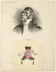 DUP..., talíř 171 od Cartooning Celebrities od Honoré Victorin Daumier