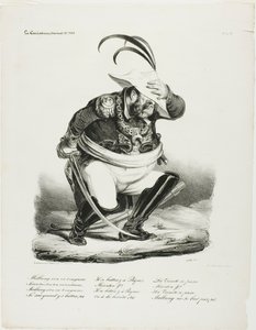 Malbroug jde do války... od Honoré Victorin Daumier