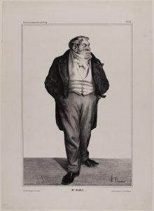 Pan Baill.., talíř 312 od Cartooning Celebrities od Honoré Victorin Daumier