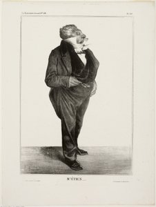 Pan Étien...., deska 283 od Cartooning Celebrities od Honoré Victorin Daumier