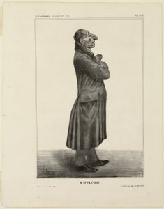 Pan Fulchir.., talíř 273 od Cartooning Celebrities od Honoré Victorin Daumier