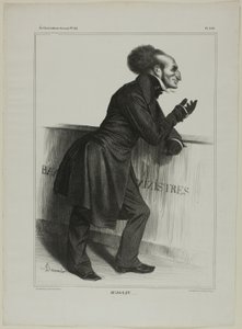Pan Joliv...., talíř 346 od Cartooning Celebrities od Honoré Victorin Daumier