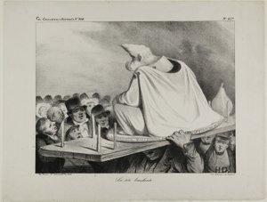 Uvolněná hlava, deska 427 od Honoré Victorin Daumier
