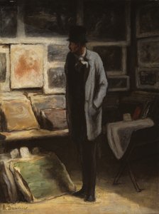 Sběratel tisku od Honoré Victorin Daumier