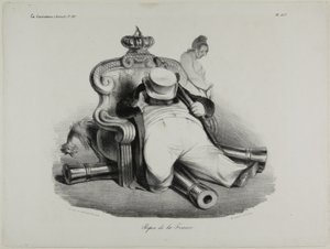 Odpočinek Francie, deska 417 od Honoré Victorin Daumier