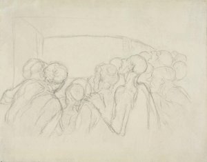 Diváci od Honoré Victorin Daumier